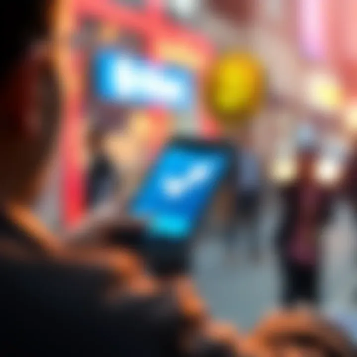 Illustration of digital currency transfer