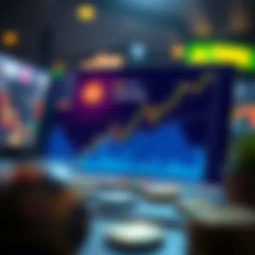 Cryptocurrency Market Trends Analysis Visual representation of cryptocurrency market trends