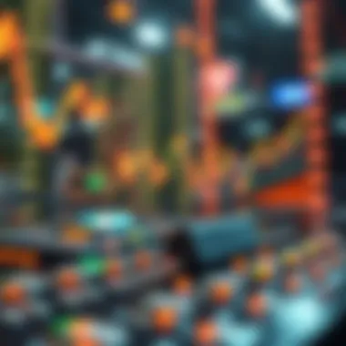 Market Dynamics and Algorithmic Trading Visualization of market dynamics influenced by algorithmic trading