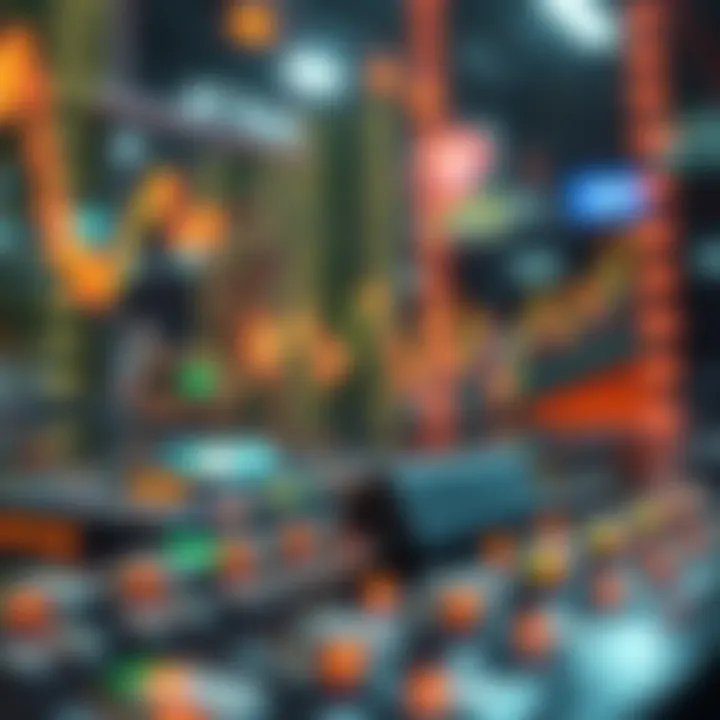 Market Dynamics and Algorithmic Trading Visualization of market dynamics influenced by algorithmic trading