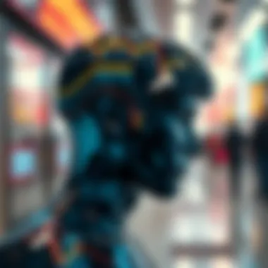 An abstract representation of investor psychology during market fluctuations