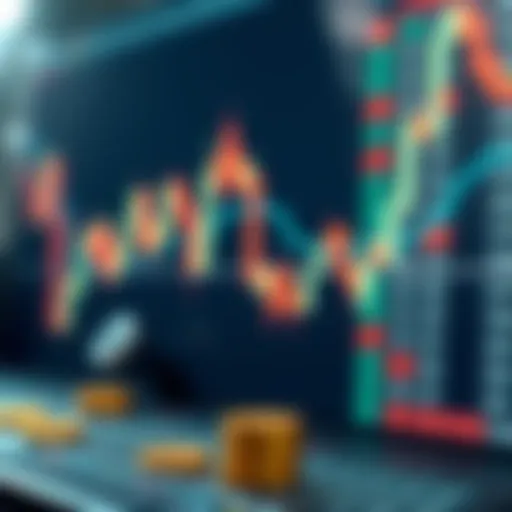 Illustration of candlestick patterns in trading