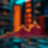 Graph illustrating the fluctuation of cryptocurrency exchange rates over time