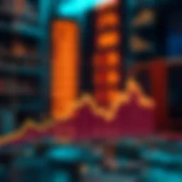 Graph illustrating the fluctuation of cryptocurrency exchange rates over time