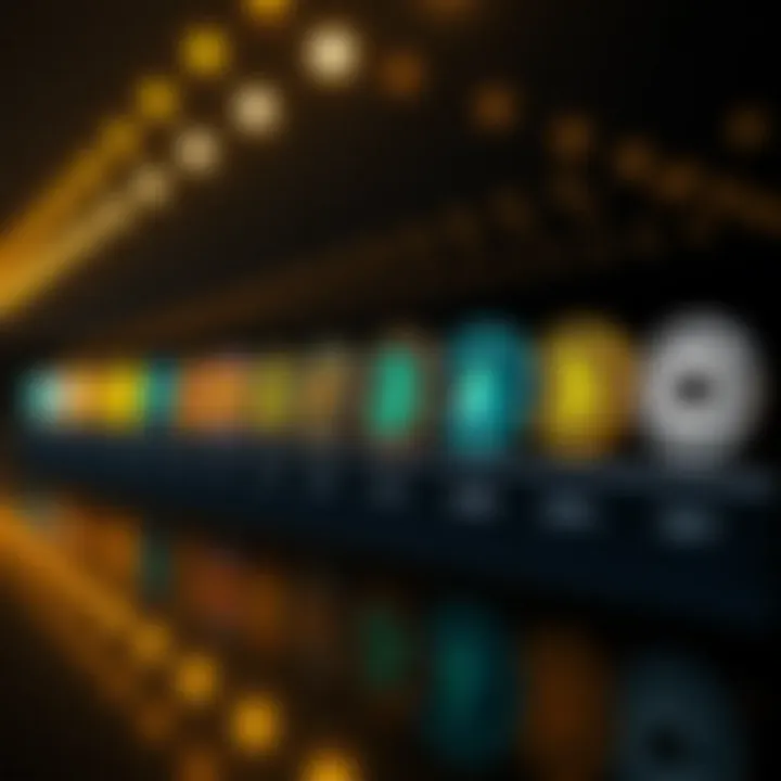 Evolution of Cryptocurrency Logos Visual evolution timeline of cryptocurrency logos over the years