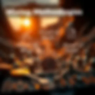 Mining Methodologies Overview Visual representation of mining methodologies including Proof of Work and Proof of Stake