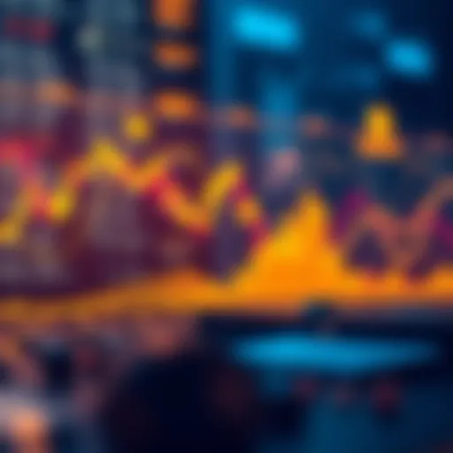 Graph illustrating cryptocurrency price movements