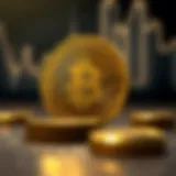 An abstract representation of cryptocurrency staking