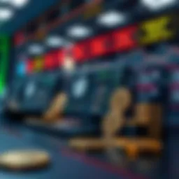 Visual representation of various types of digital crypto exchanges