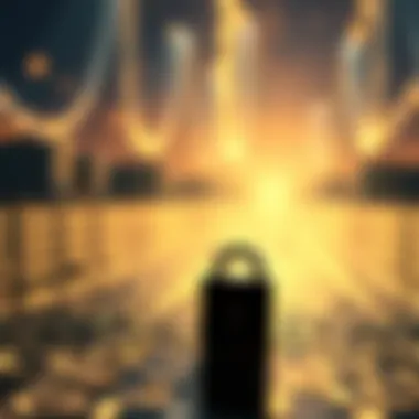 How Hashing Upholds Blockchain Integrity Visual representation of blockchain integrity, highlighting how hashes maintain data security.