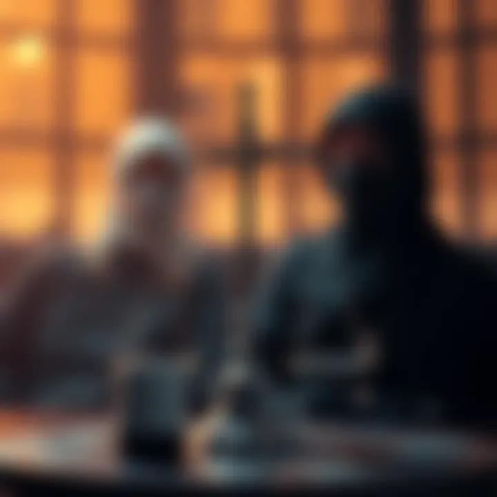 Trust vs. Privacy in KYC Practices A conceptual illustration showcasing the balance between trust and privacy.