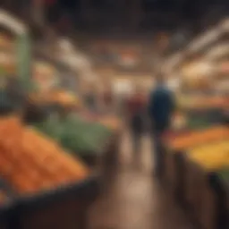 Illustration of market orders in trading