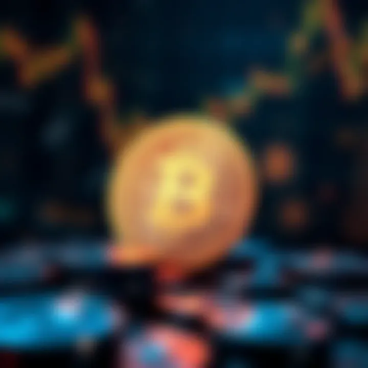 Visual representation of token price analysis