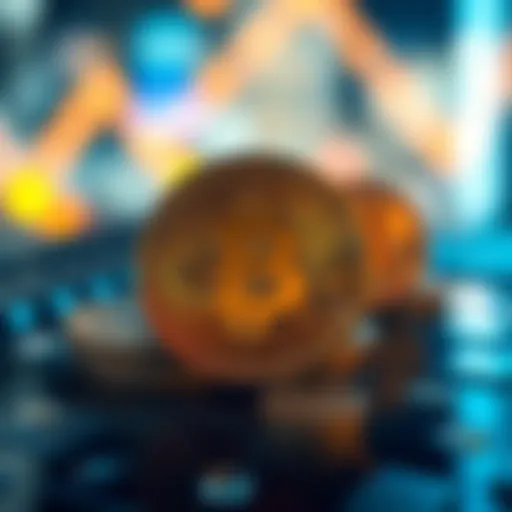 Artistic representation of digital assets