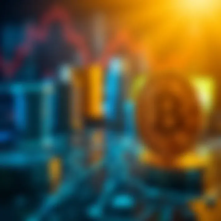 Visual representation of transaction fees in crypto