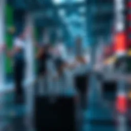 Visual representation of the put-call ratio