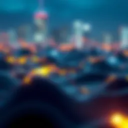 Visual representation of Waves blockchain technology