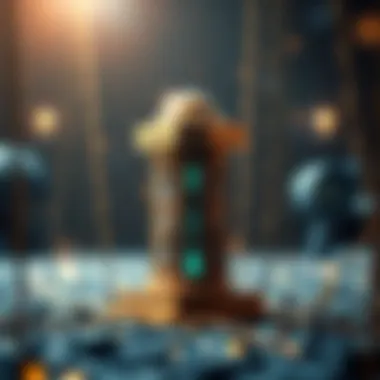 Blockchain: A Pillar of Security Illustration of blockchain technology enhancing data security