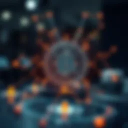 Conceptual representation of decentralization in digital platforms